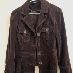 Chocolate Brown Corduroy Jacket | M